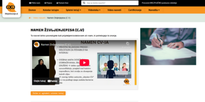 Videoposnetek z naslovom “Namen življenjepisa” pojasni pomen in funkcijo življenjepisa.