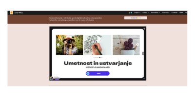 Digitalna soba pobega na temo umetnosti in ustvarjalnosti, kjer preko interaktivnih nalog urite svoje ustvarjalne zmožnosti in širite svoje znanje.