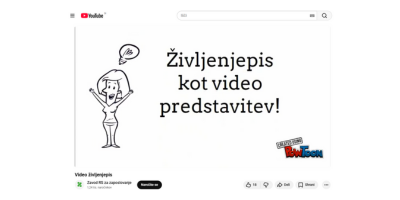 Videoposnetek “Video življenjepis” prikazuje nasvete za izdelavo in predstavitev video CV.